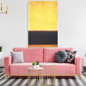 Mark Rothko - Gelb, Kohle, braun - 1953 Leinwanddruck (Insitu (Wohnzimmer))