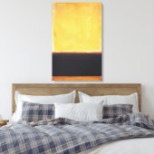 Mark Rothko - Gelb, Kohle, braun - 1953 Leinwanddruck (Insitu (Schlafzimmer))