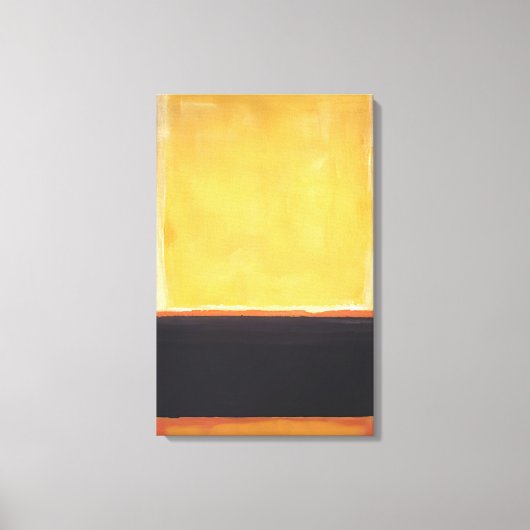 Mark Rothko - Gelb, Kohle, braun - 1953 Leinwanddruck (Vorderseite)