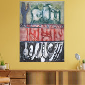 Mark-Rothko-Gemälde Leinwanddruck (Insitu (Wohnzimmer))