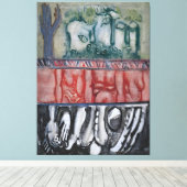 Mark-Rothko-Gemälde Leinwanddruck (Insitu (Holzboden))
