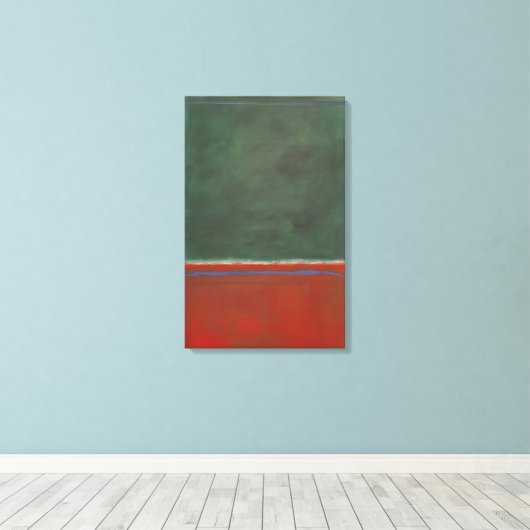 Mark Rothko - Green und Maroon - 1953 Leinwanddruck (Insitu (Holzboden))