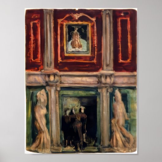 Mark Rothko - Innenraum - 1936 Poster (Vorne)