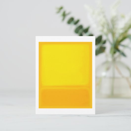 Mark Rothko Kunst im digitalen Stil 1 Postkarte (Stehend Vorderseite)