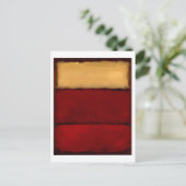 Mark Rothko Kunst im digitalen Stil 2 Postkarte (Stehend Vorderseite)