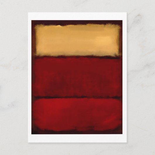 Mark Rothko Kunst im digitalen Stil 2 Postkarte (Vorderseite)