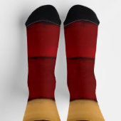 Mark Rothko Kunst im digitalen Stil 2 Socken (Oben)