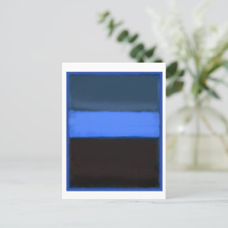 Mark Rothko Kunst im digitalen Stil 4 Postkarte