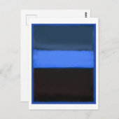Mark Rothko Kunst im digitalen Stil 4 Postkarte (Vorne/Hinten)