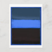 Mark Rothko Kunst im digitalen Stil 4 Postkarte (Vorderseite)