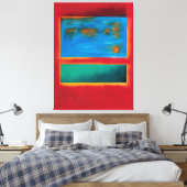 Mark Rothko Kunst Leinwanddruck (Insitu (Schlafzimmer))