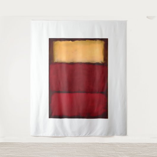 Mark Rothko Kunst Wandteppich (Vorderseite)
