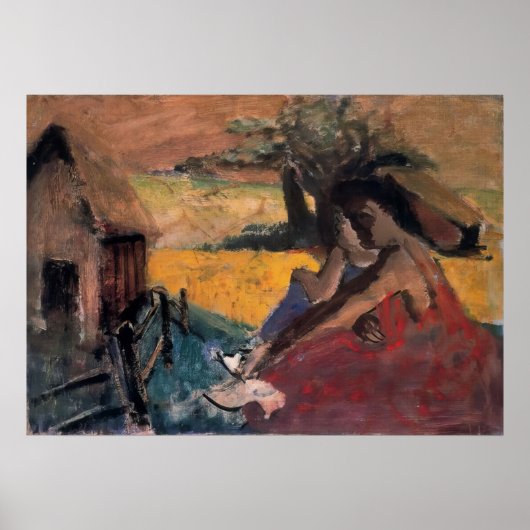 Mark Rothko - Ländliche Szene - 1936 Poster (Vorne)