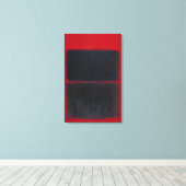 Mark Rothko - Light Red Over Black - 1957 Leinwanddruck (Insitu (Holzboden))