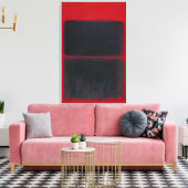 Mark Rothko - Light Red Over Black - 1957 Leinwanddruck (Insitu (Wohnzimmer))