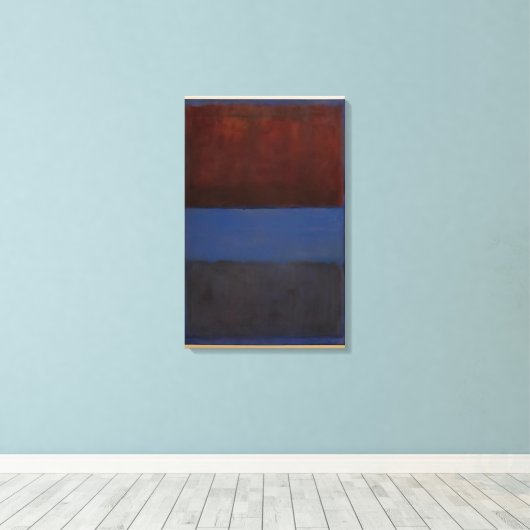 Mark Rothko - No.61 Rust and Blue - 1953 Leinwanddruck (Insitu (Holzboden))