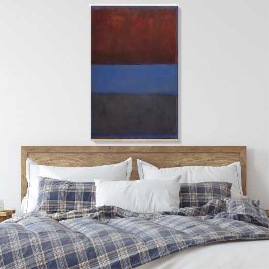 Mark Rothko - No.61 Rust and Blue - 1953 Leinwanddruck (Insitu (Schlafzimmer))