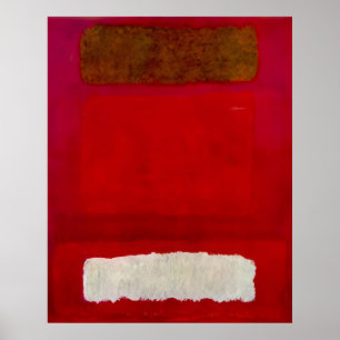 Mark Rothko - Nr. 16 (Rot, Weiß und Braun) - 195 Poster