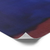 Mark Rothko - Nr. 3 (Hellblau, Braun, Dunkelblau Poster (Ecke)