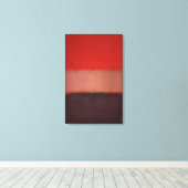 Mark Rothko - Nr. 46 Schwarz, Ocker, Rot über Rot Leinwanddruck (Insitu (Holzboden))