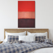 Mark Rothko - Nr. 46 Schwarz, Ocker, Rot über Rot Leinwanddruck (Insitu (Schlafzimmer))