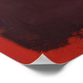Mark Rothko - Nr. 46 (Schwarz, Ocker, Rot über Rot Poster (Ecke)