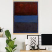 Mark Rothko - Nr.61 (Rost und Blau) - 1953 Poster (Heimbüro)