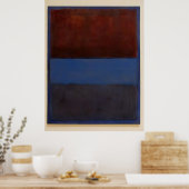 Mark Rothko - Nr.61 (Rost und Blau) - 1953 Poster (Küche)