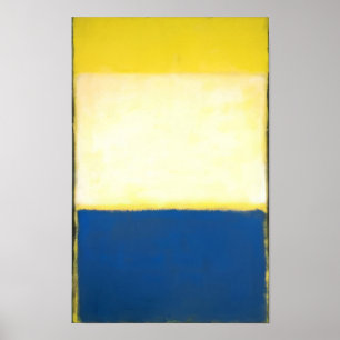 Mark Rothko - Nr. 6 (Gelb, Weiß, Blau über Gel Poster