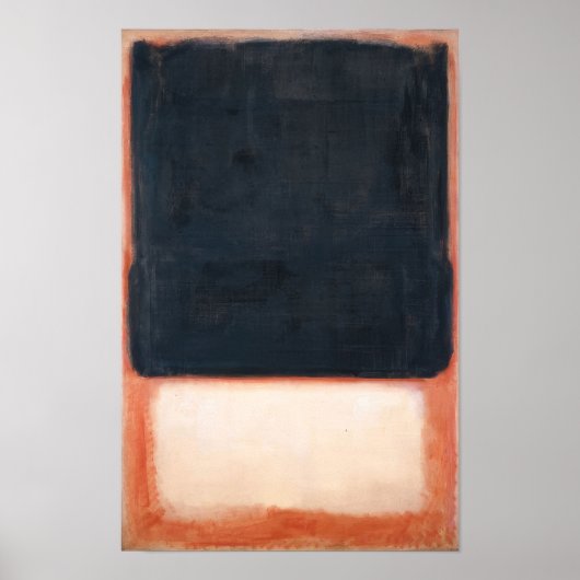 Mark Rothko - Nr. 7 (Dunkel über Hell) - 1954 Poster (Vorne)