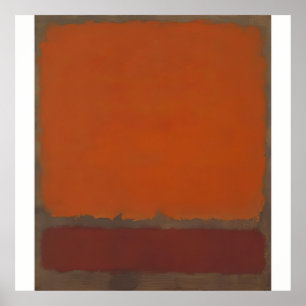 Mark Rothko - Ocker und Rot auf Rot - 1962 Poster