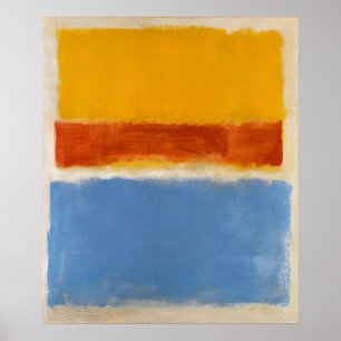 Mark Rothko - Ohne Titel (Gelb, Rot und Blau) - 19 Poster