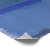 Mark Rothko - Ohne Titel (Grün auf Blau) - 1968 Poster (Ecke)