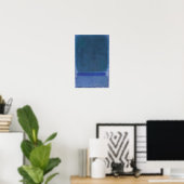 Mark Rothko - Ohne Titel (Grün auf Blau) - 1968 Poster (Heimbüro)