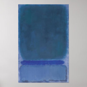 Mark Rothko - Ohne Titel (Grün auf Blau) - 1968 Poster