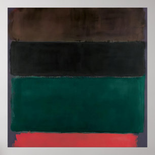 Mark Rothko - Ohne Titel (Rot-Braun, Schwarz, Grün Poster