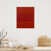 Mark Rothko - Rot und Orange - 1955 Poster (Küche)