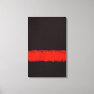 Mark Rothko - Schwarz, Rot und Schwarz - 1968 Leinwanddruck