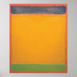Mark Rothko - Vereint (Blau, Gelb, Grün auf Rot) Poster