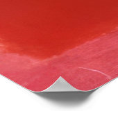 Mark Rothko - Weiß über Rot - 1957 Poster (Ecke)