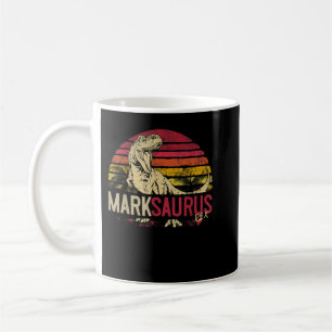 Mark Saurus Funny Personalisiert Dinosaur T Rex Na Kaffeetasse