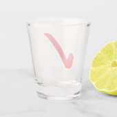 Mark Shot Glass - Fett & Graphic Karo Schnapsglas (Rückseite)