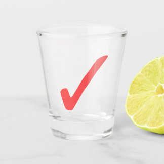 Mark Shot Glass - Fett & Graphic Karo Schnapsglas