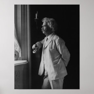 MARK TWAIN 1907 POSTER