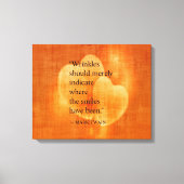 Mark Twain Birthday Zitat Leinwanddruck (Vorderseite)