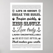 Mark Twain - Break the Rules Poster (Vorne)