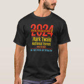 Mark Twain Forest Missouri Total Solar Eclipse 202 T-Shirt (Vorderseite)
