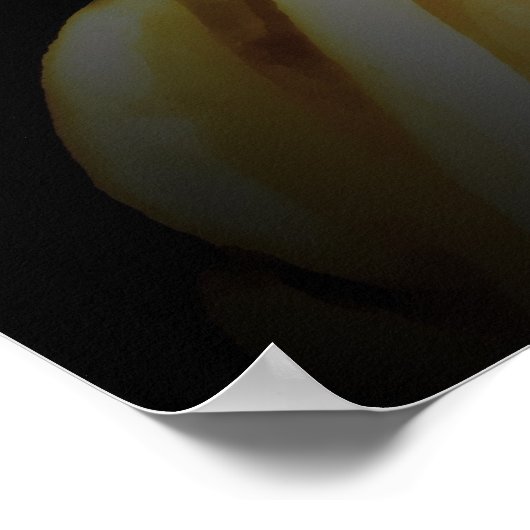 Mark Twain in Blue Poster (Ecke)