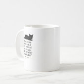 Mark Twain Katzen Zitat Tasse (Vorderseite Links)