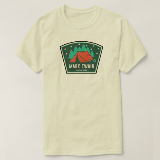 Mark Twain National Forest Camping T-Shirt (Design vorne)